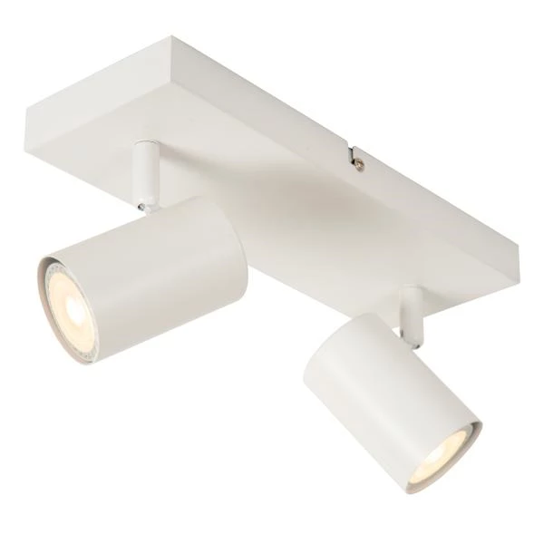 Lucide AMIGO - Plafondspot - 2xGU10 - Wit - detail 3